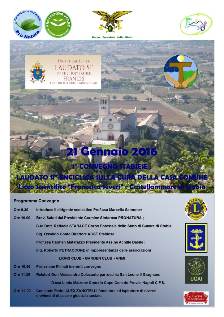laudato si locandina